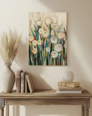 Sprinkled White Flowers I Print