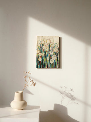 Sprinkled White Flowers I Print