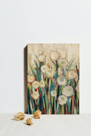 Sprinkled White Flowers I Print