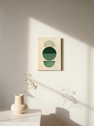 In Between I Green Print