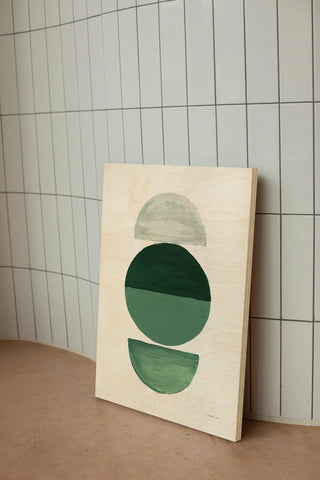 In Between I Green Print
