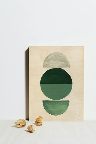 In Between I Green Print