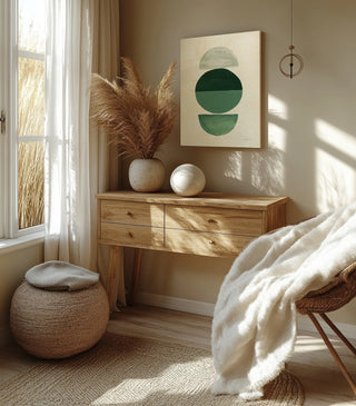 In Between I Green Print
