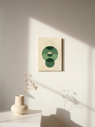 In Between II Green Print