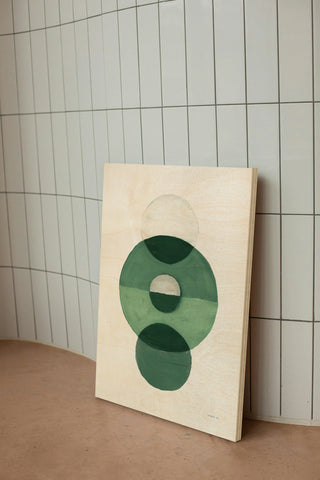 In Between II Green Print