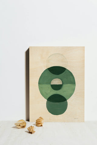 In Between II Green Print