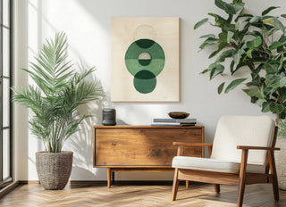 In Between II Green Print