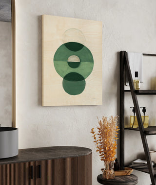 In Between II Green Print