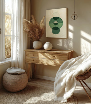 In Between II Green Print