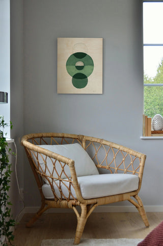 In Between II Green Print
