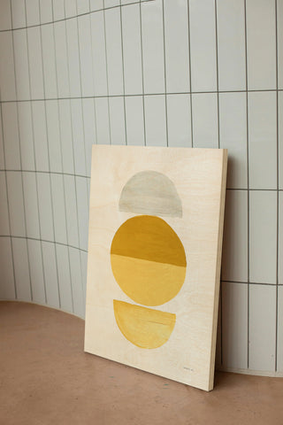 In Between I Yellow Print