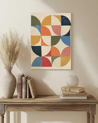 Colorful Night Sky I Retro Print
