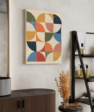 Colorful Night Sky I Retro Print