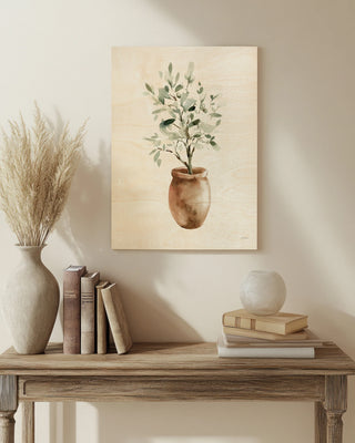 Potted Olive Tree Print