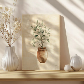Potted Olive Tree Print
