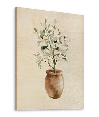 Potted Olive Tree Print