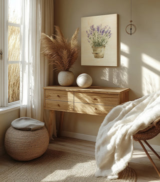 Potted Lavender Print