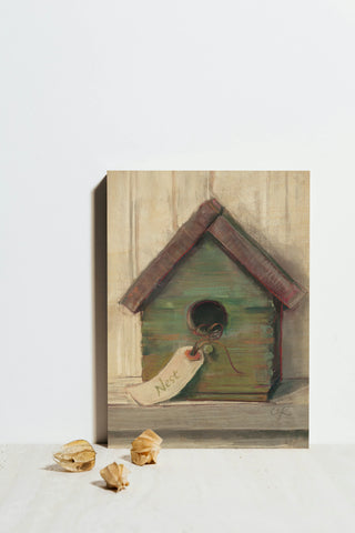 Birdhouse Print