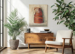 Terracotta Pots Print
