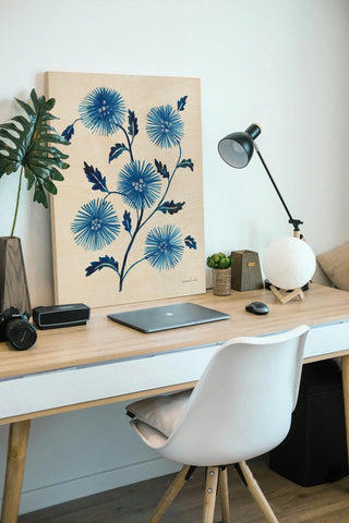 Borrowed and Blue I Print