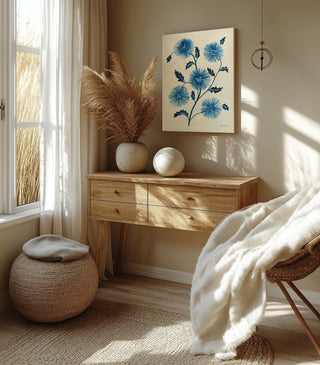 Borrowed and Blue I Print