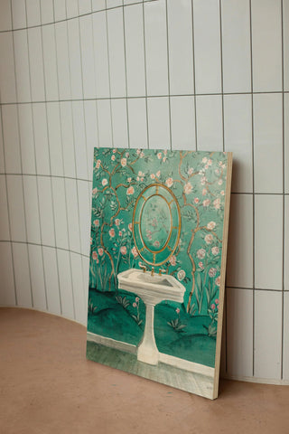 Chinoiserie Bath I Print