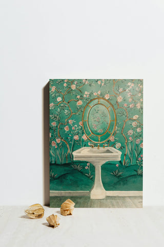 Chinoiserie Bath I Print