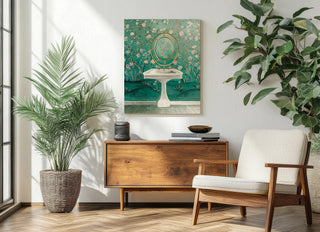 Chinoiserie Bath I Print