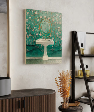 Chinoiserie Bath I Print