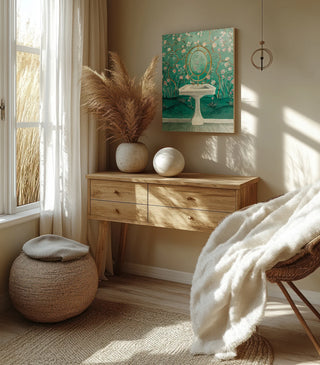 Chinoiserie Bath I Print