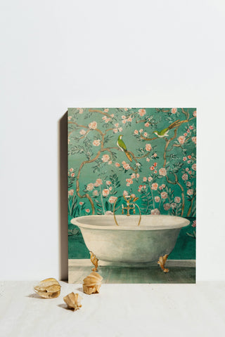 Chinoiserie Bath II Print