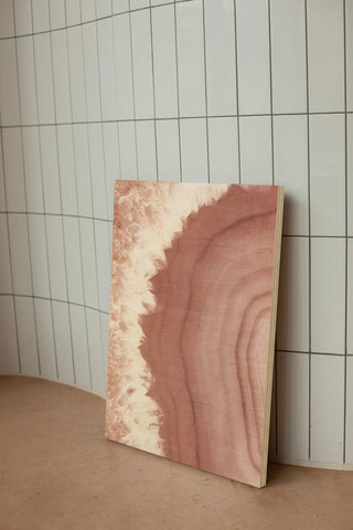 Agate Geode I Blush Print