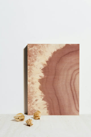 Agate Geode I Blush Print