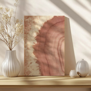 Agate Geode I Blush Print
