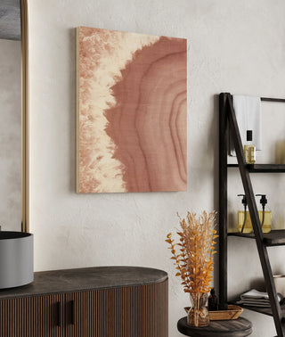 Agate Geode I Blush Print