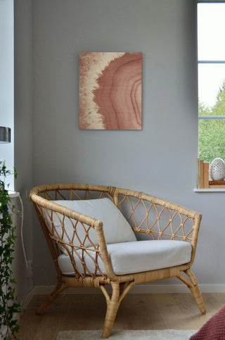 Agate Geode I Blush Print