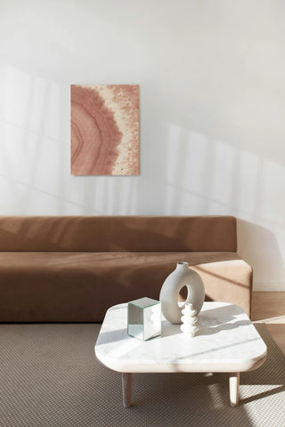 Agate Geode II Blush Print