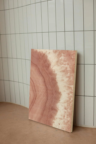 Agate Geode II Blush Print