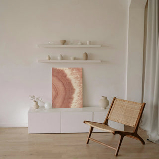 Agate Geode II Blush Print