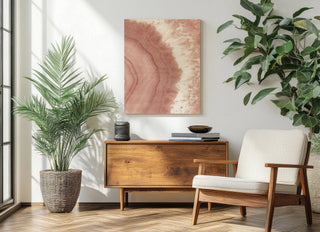 Agate Geode II Blush Print