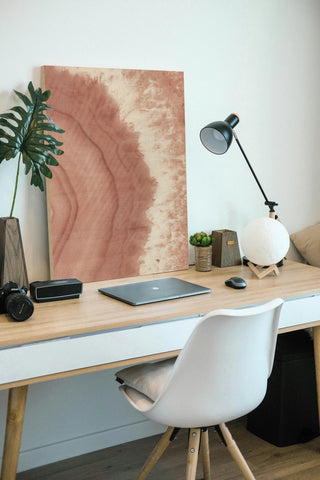 Agate Geode II Blush Print