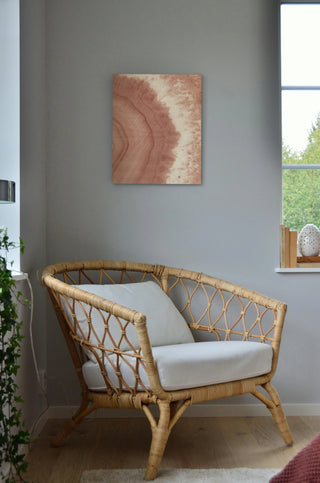 Agate Geode II Blush Print