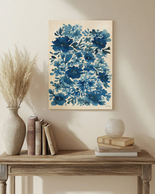 Blue Floral Print