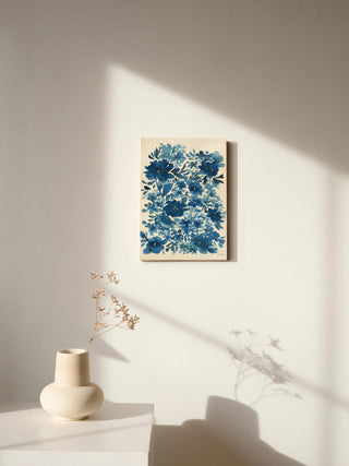 Blue Floral Print