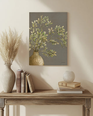 Potted Leaves I Dark Print