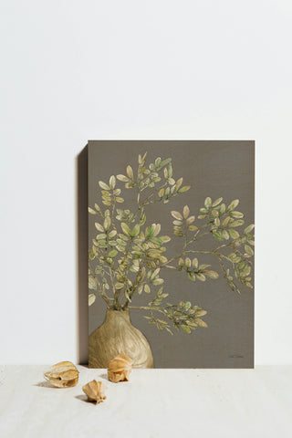 Potted Leaves I Dark Print