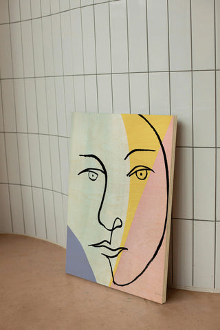 Ink Women IV Colorblock Pastel Print