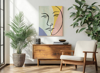 Ink Women IV Colorblock Pastel Print