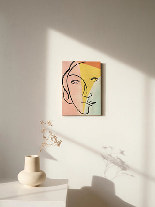 Ink Women V Colorblock Pastel Print