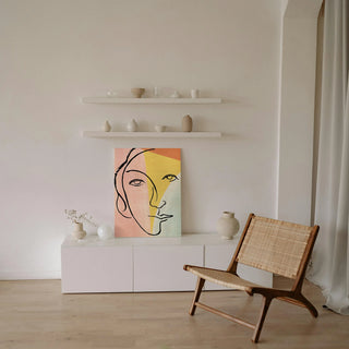 Ink Women V Colorblock Pastel Print